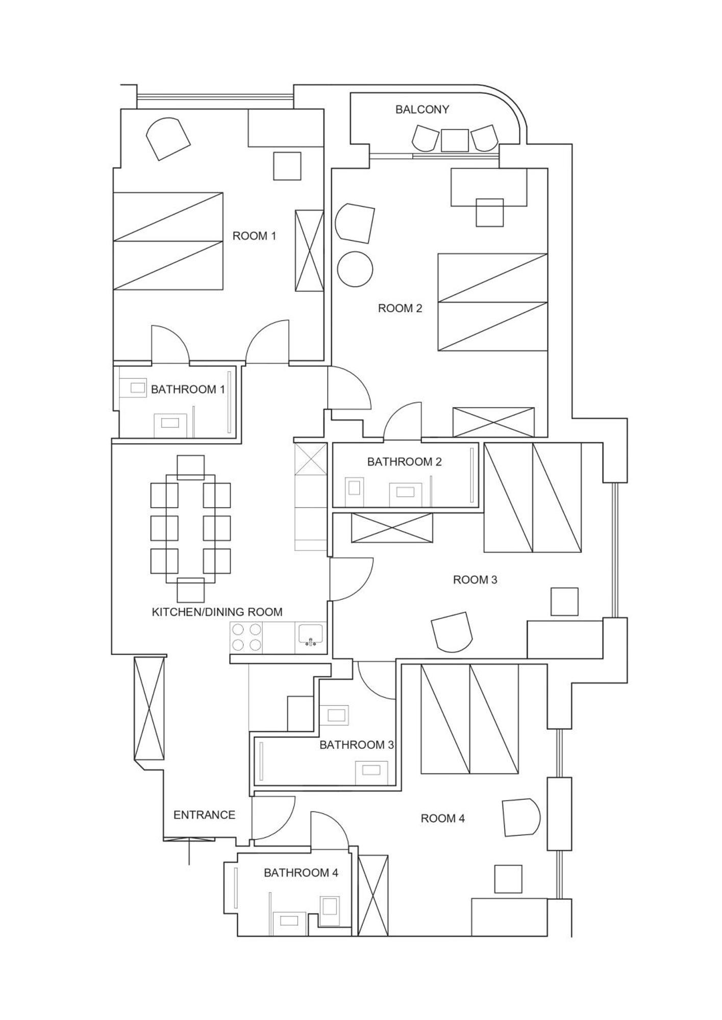 Vento Budapest - 120Qm Apartment With 4 Rooms & 4 Bathrooms *